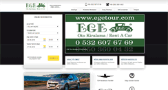 Desktop Screenshot of egetour.com